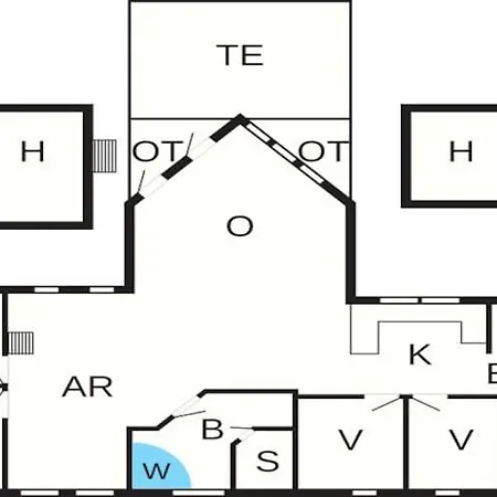 度假居 8 Person In Brovst-by Traum *